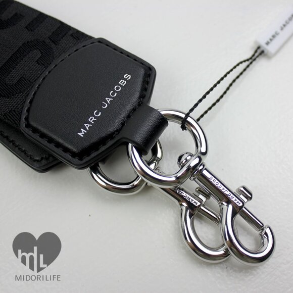 MARC JACOBS The Logo Webbing Strap – Jumbled Logo Block Print - Picture 3 of 9